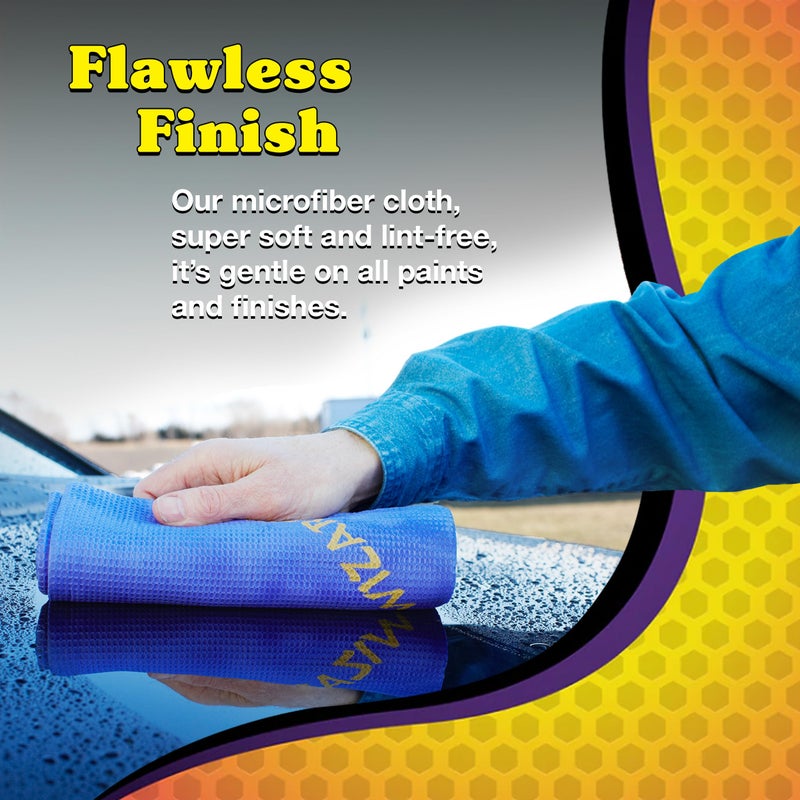 Wizards Water Bandit - Multi Purpose Synthetic Drying Chamois for Autos, Trucks, Boats, Motorcycles, and Homes - Machine Washable Car Drying Towel - King Sized Chamois Cloth For Car - 27 x17 Inches - Image 3